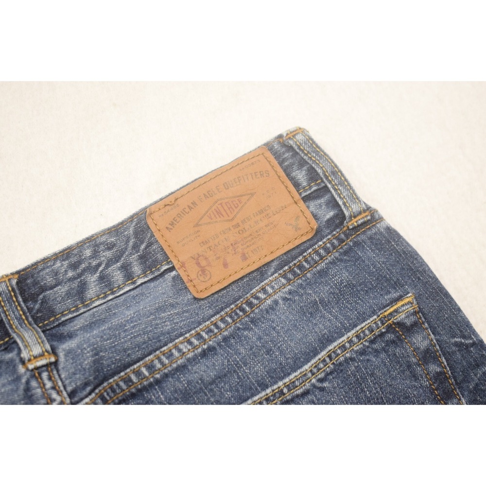 American Eagle‎ Slim Straight Leg Denim Blue Jeans Mens Size 30 x 32***